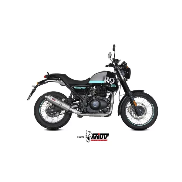 Mivv OVAL Inox Royal Enfield SCRAM 411