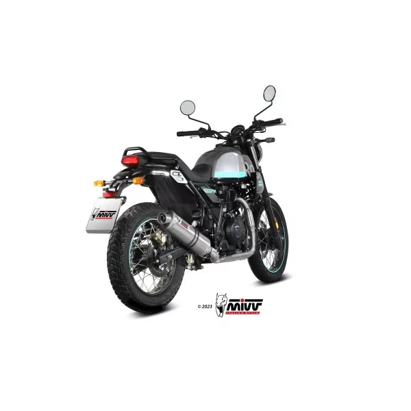 Mivv OVAL Inox Royal Enfield SCRAM 411