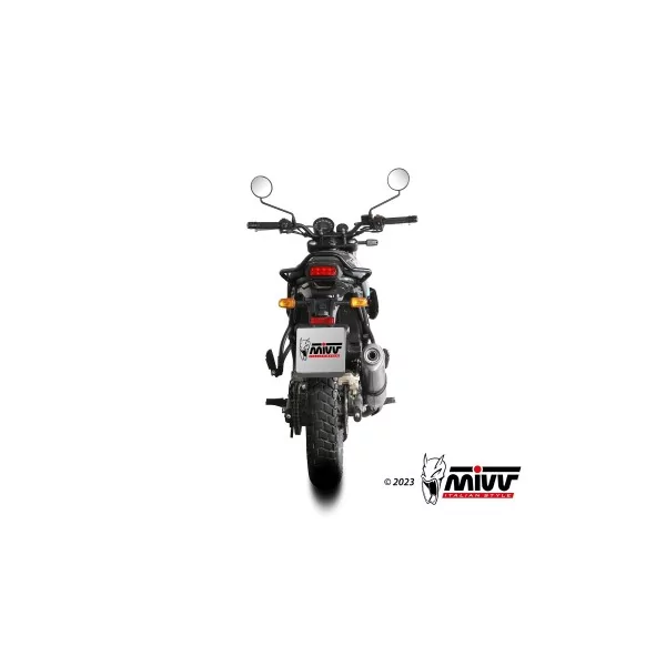 Mivv OVAL Inox Royal Enfield SCRAM 411