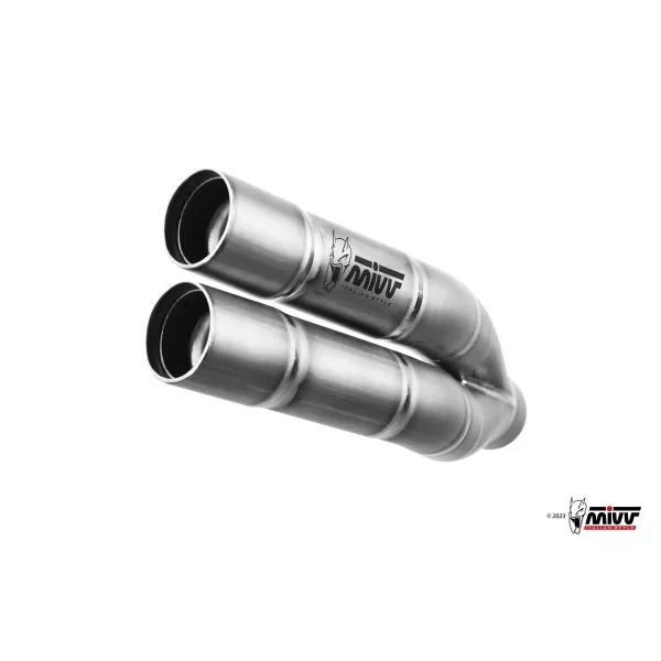 Mivv DOUBLE GUN Inox Suzuki GSX-S 750