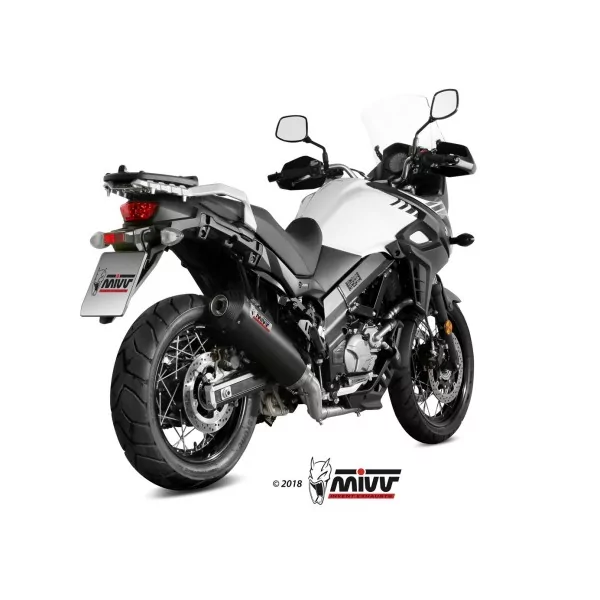 Mivv Escape Deportivo Completo Carbono fondo carbono Suzuki V-STROM 650
