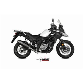 Mivv Scarico Sportivo Completo Nero Suzuki V-STROM 650