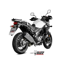 Mivv Komplette Sport-Auspuffanlage Edelstahl Suzuki V-STROM 650