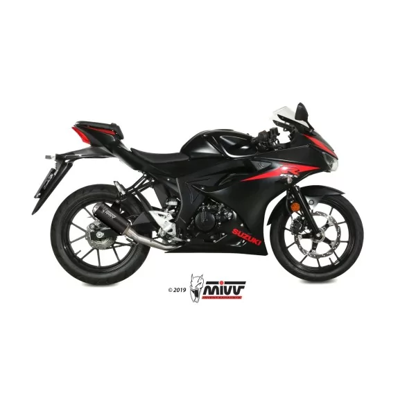 Mivv Echappement Sport Complet Noir Suzuki GSX-R 125