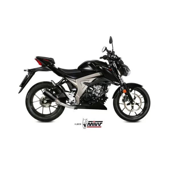 Mivv Sport Exhaust Full System Black Suzuki GSX-S 125