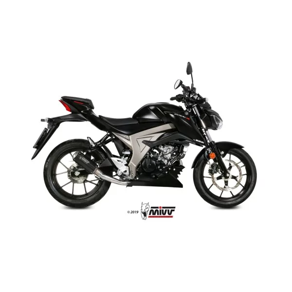 Mivv Komplette Sport-Auspuffanlage Carbon Suzuki GSX-S 125
