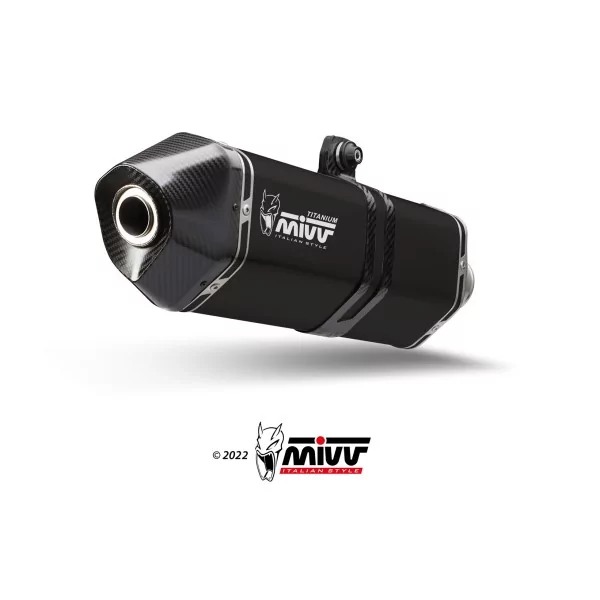 Mivv SPEED EDGE Black Titanium Suzuki GSX-R 1300 HAYABUSA