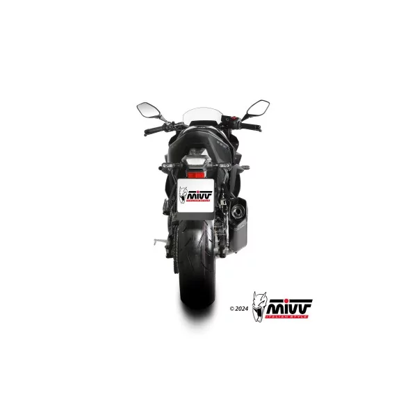Mivv Komplette Sport-Auspuffanlage Schwarz Suzuki GSX-8R