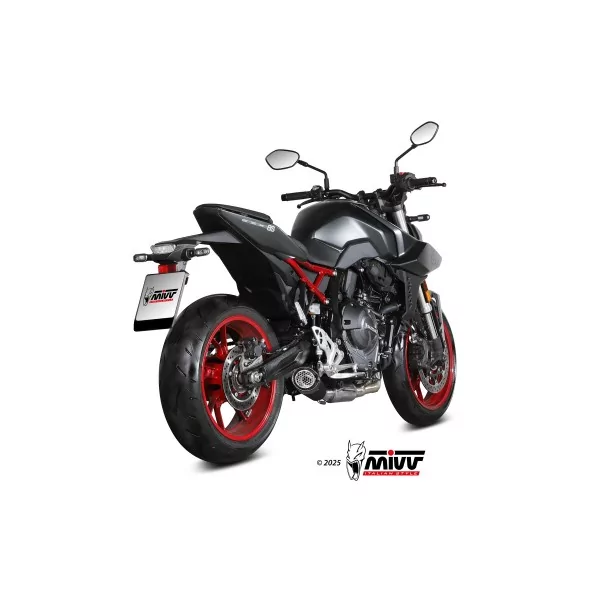 Mivv Komplette Sport-Auspuffanlage Schwarz Suzuki GSX-8S