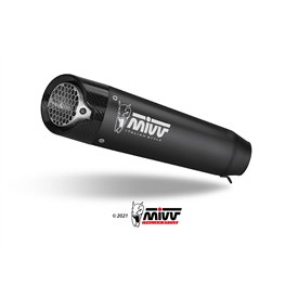 Mivv Komplette Sport-Auspuffanlage Schwarz Suzuki GSX-8T / GSX-8TT
