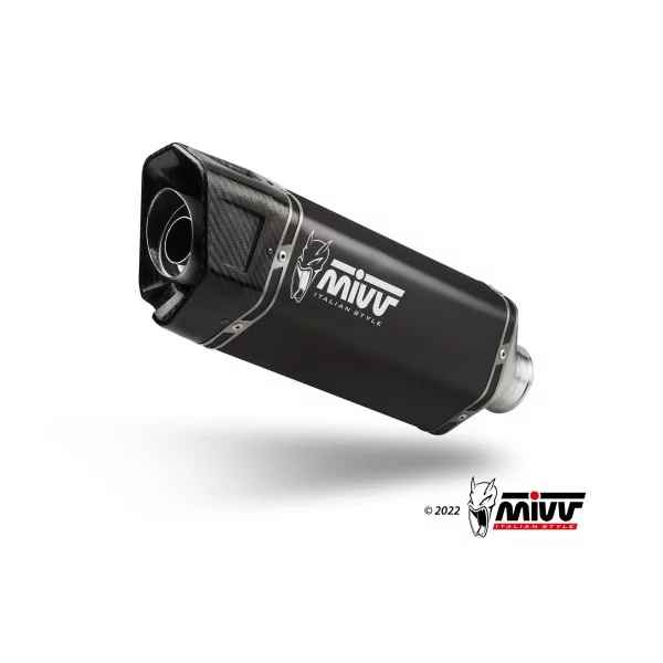 Mivv Sport Exhaust Full System Black Suzuki GSX-8T / GSX-8TT