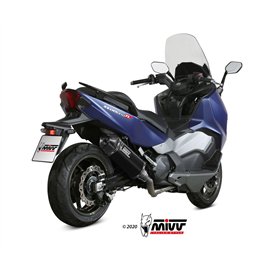 Mivv Scarico Sportivo Completo Nero Sym MAXSYM TL 500