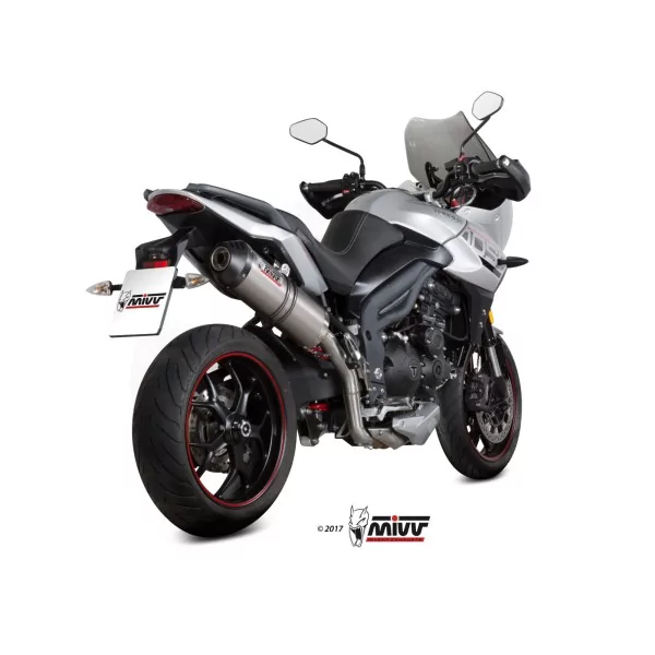 Mivv OVAL Titan Carbon-Endkappe Triumph TIGER 1050 SPORT