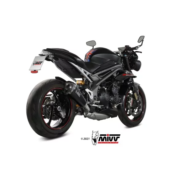 Mivv DELTA RACE Nero Triumph SPEED TRIPLE 1050 R / S / RS