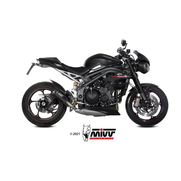 Mivv MK3 Carbono Triumph SPEED TRIPLE 1050 R / S / RS