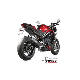 Mivv Komplette Sport-Auspuffanlage Schwarzes Titan Triumph STREET TRIPLE 765 R / RS