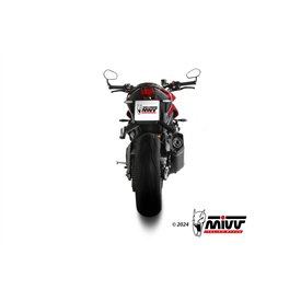 Mivv Scarico Sportivo Completo Titanio Nero Triumph STREET TRIPLE 765 R / RS
