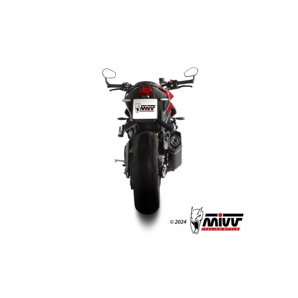 Mivv Sport Exhaust Full System Black Titanium Triumph STREET TRIPLE 765 R / RS