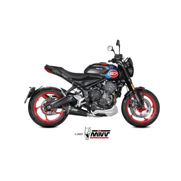 Mivv Echappement Sport Complet Noir Triumph TRIDENT 660