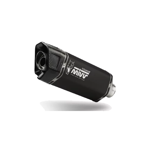 Mivv Escape Deportivo Completo Titanio Negro Triumph STREET TRIPLE 765 R / RS