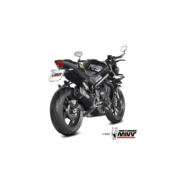 Mivv Echappement Sport Complet Titane Noir Triumph STREET TRIPLE 765 R / RS