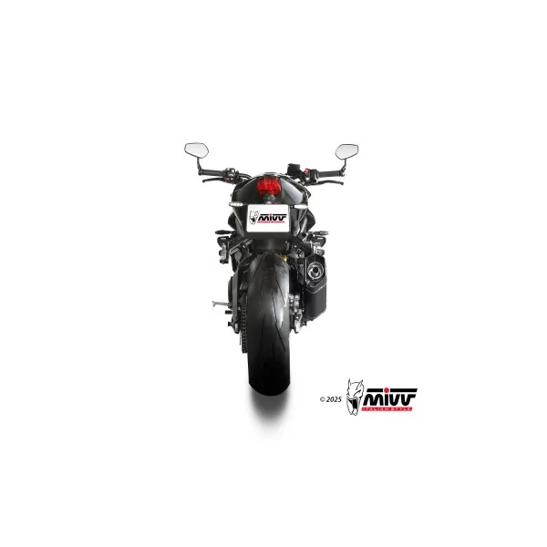Mivv Escape Deportivo Completo Titanio Negro Triumph STREET TRIPLE 765 R / RS
