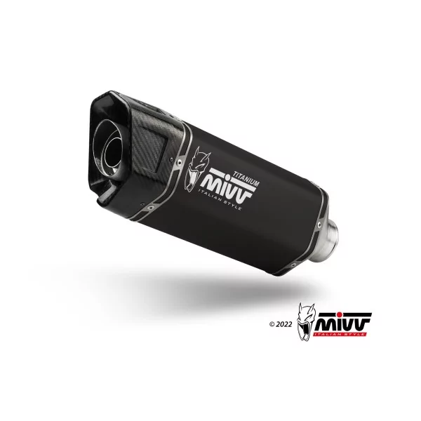 Mivv Komplette Sport-Auspuffanlage Schwarzes Titan Triumph STREET TRIPLE 765 R / RS