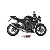 Mivv Escape Deportivo Completo Titanio Negro Triumph STREET TRIPLE 765 R / RS