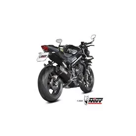 Mivv Sport Exhaust Full System Black Titanium Triumph STREET TRIPLE 765 R / RS