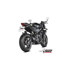 Mivv Komplette Sport-Auspuffanlage Schwarz Triumph STREET TRIPLE 765 R / RS