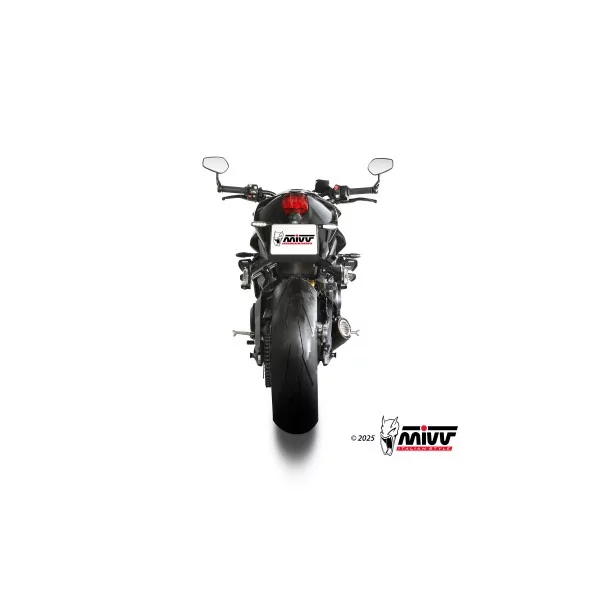 Mivv Sport Exhaust Full System Black Triumph STREET TRIPLE 765 R / RS
