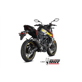 Mivv Komplette Sport-Auspuffanlage Carbon Carbon-Endkappe Voge BRIVIDO 125R