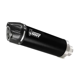 Mivv Scarico Sportivo Completo Nero fondello carbonio Voge BRIVIDO 125R