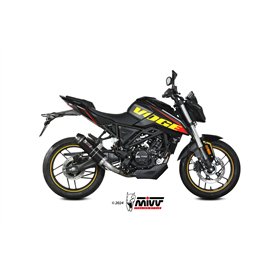 Mivv Echappement Sport Complet Noir fond carbone Voge BRIVIDO 125R