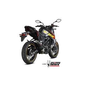 Mivv Echappement Sport Complet Noir fond carbone Voge BRIVIDO 125R