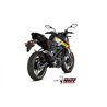 Mivv Komplette Sport-Auspuffanlage Schwarz Carbon-Endkappe Voge BRIVIDO 125R