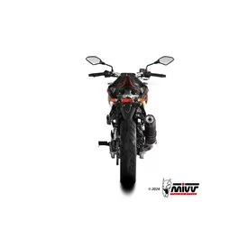Mivv Scarico Sportivo Completo Nero fondello carbonio Voge BRIVIDO 125R