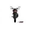 Mivv Komplette Sport-Auspuffanlage Schwarz Carbon-Endkappe Voge BRIVIDO 125R