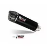 Mivv Scarico Sportivo Completo Nero fondello carbonio Voge BRIVIDO 125R