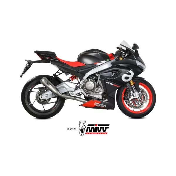Mivv Scarico Sportivo Completo Titanio Aprilia RS 660