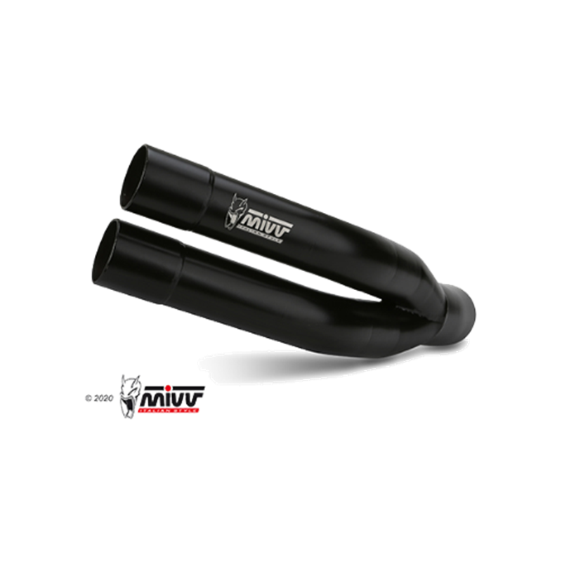 Mivv DOUBLE GUN Negro Yamaha XJ6 / XJ6 DIVERSION Mivv DOUBLE GUN Negro Yamaha XJ6 / XJ6 DIVERSION