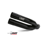 Mivv DOUBLE GUN Black Yamaha XJ6 / XJ6 DIVERSION