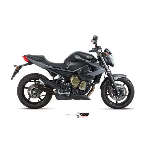 Mivv DOUBLE GUN Schwarz Yamaha XJ6 / XJ6 DIVERSION