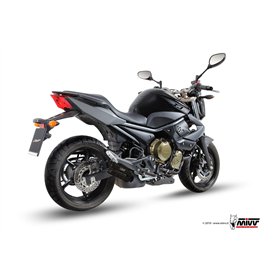 Mivv DOUBLE GUN Black Yamaha XJ6 / XJ6 DIVERSION