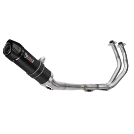 Mivv Sport Exhaust Full System Carbon carbon end cap Yamaha MT-07 / FZ-07