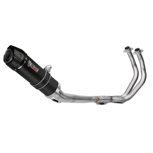 Mivv Komplette Sport-Auspuffanlage Carbon Carbon-Endkappe Yamaha MT-07 / FZ-07