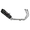Mivv Escape Deportivo Completo Carbono fondo carbono Yamaha MT-07 / FZ-07