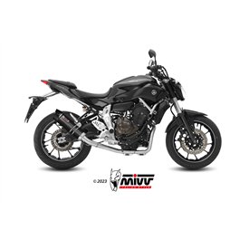 Mivv Scarico Sportivo Completo Carbonio fondello carbonio Yamaha MT-07 / FZ-07