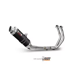 Mivv Escape Deportivo Completo Carbono fondo carbono Yamaha MT-07 / FZ-07