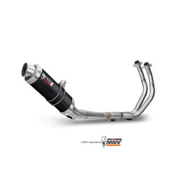 Mivv Scarico Sportivo Completo Carbonio fondello carbonio Yamaha MT-07 / FZ-07